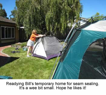 Bill's tent